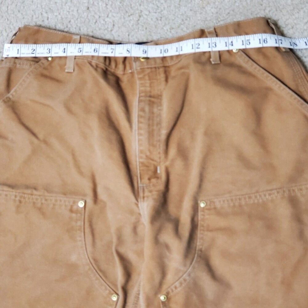 Carhartt Men's Sz 38x34 Loose-Fit Firm Duck Double-Front Utility Work Pants - Picture 11 of 12